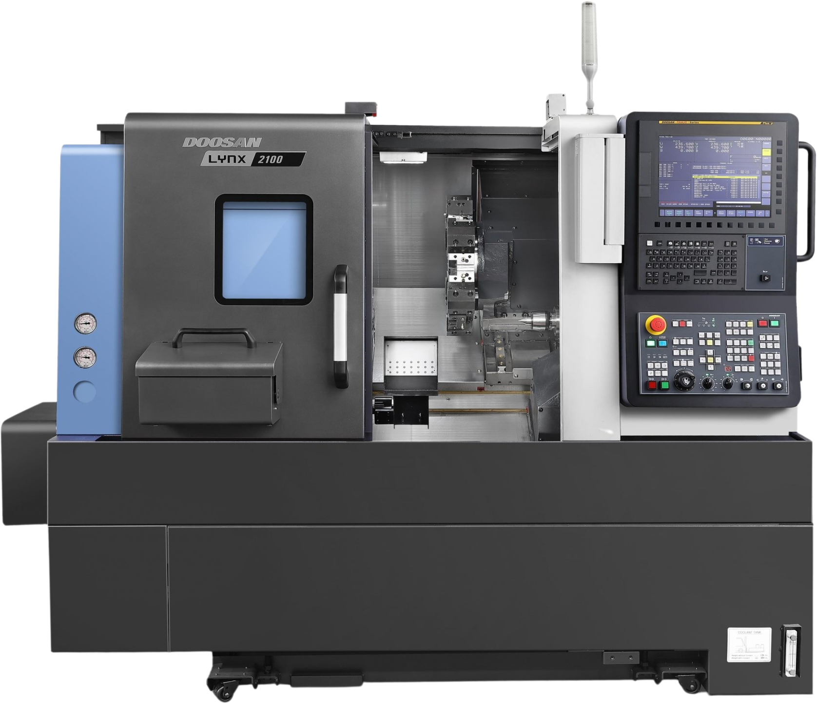 Lynx 2100B Horizontal Single Turret Lathe Mills CNC