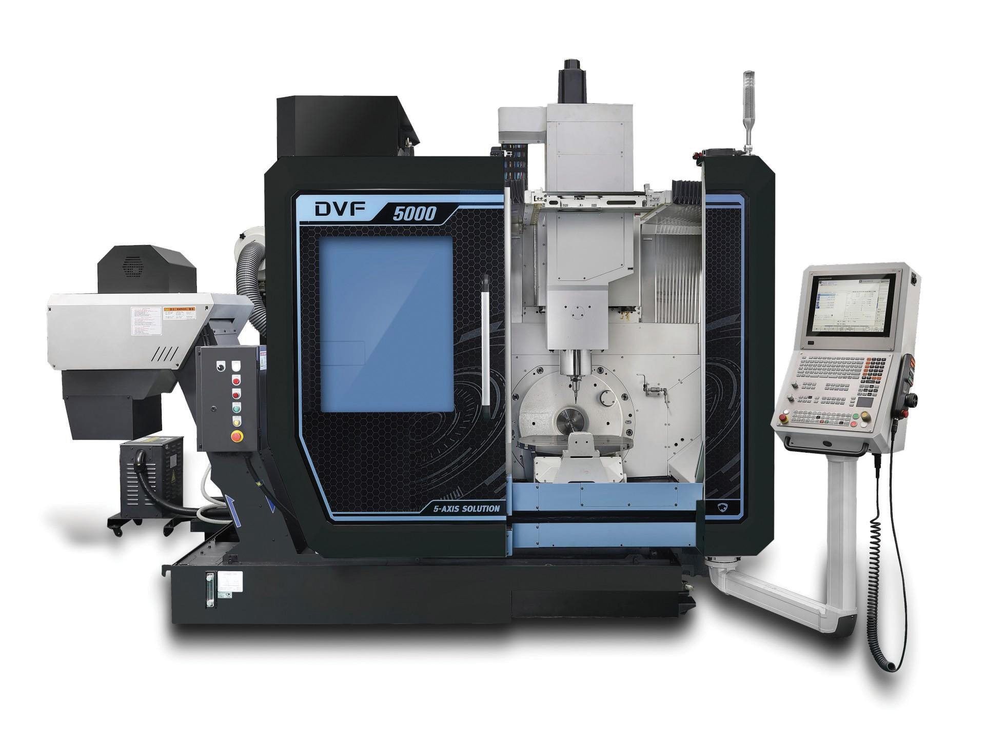 The new DN Solutions’ DVF 5000 simultaneous 5-axis machining centre will be on show at the Open House.