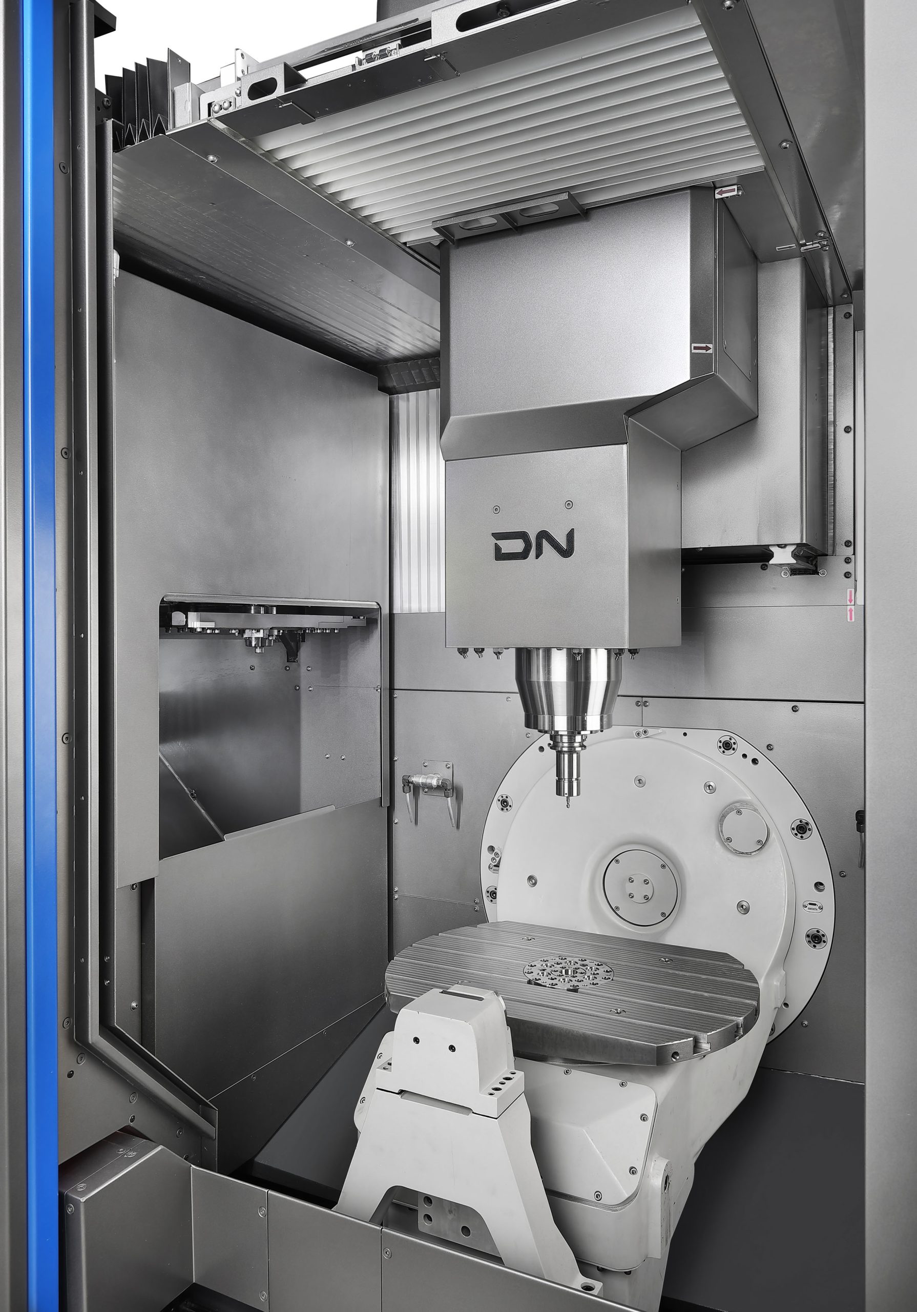 Interior of a new Second Generation DVF 5000 5 axis machining centre